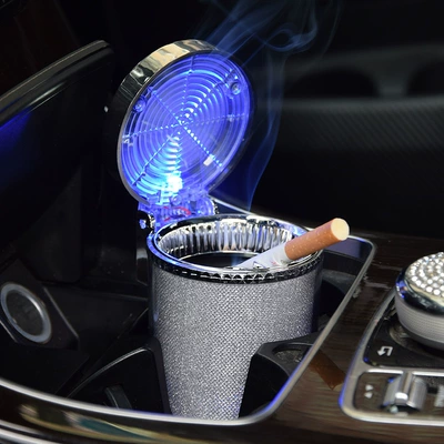 Car ashtray Net red car with lid