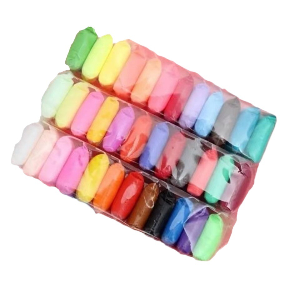 Arcilla ultraligera arcilla para niños arcilla espacial arcilla de color 24 colores plastilina jardín de infantes arcilla ultraligera 36 colores juguetes hechos a mano