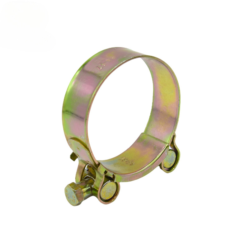 Fuerte arnés de garganta de hierro galvanizado europeo engrosado ensanchado arnés de tubería cerrado tubo de agua tubo de aceite tubo de alambre de acero abrazadera de refuerzo