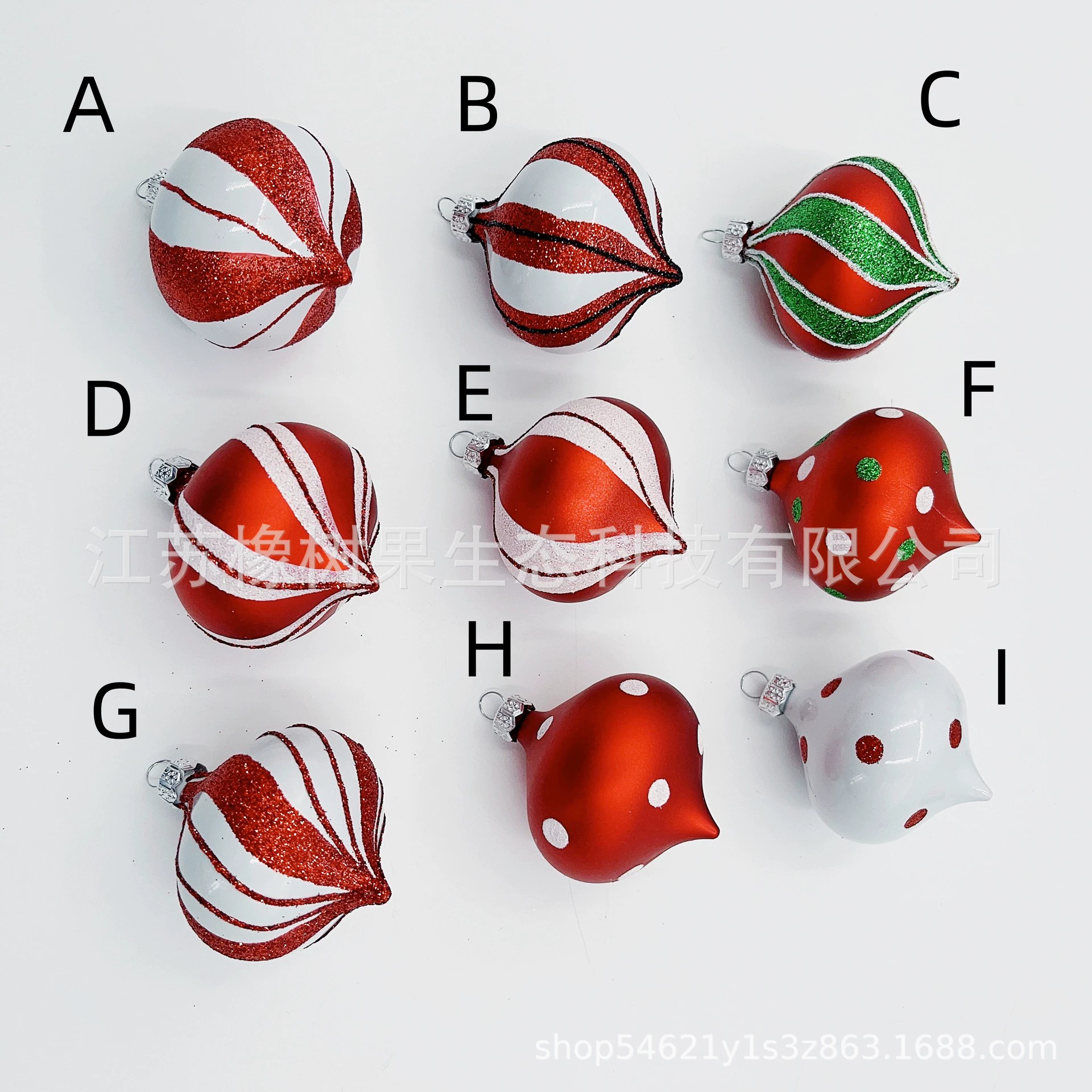 Трансграничный Новый Рождественский шар для рисования каплями воды (9 узоров) Рождественская живопись