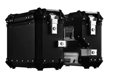 Universal Waterproof and Anti-Collision — Motorcycle trunk - 35l-right-side-case-flat-black
