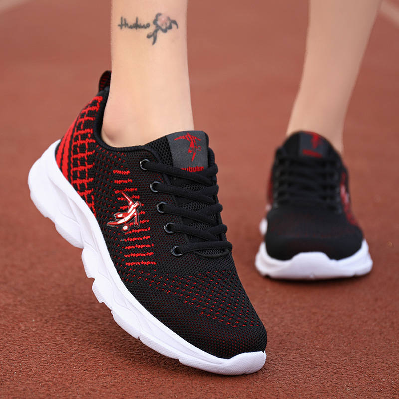 Clearance Sale on Women's Shoes by Jonidan: Spring and Autumn Lightweight Soft Sole Sports Shoes, Breathable Mesh Casual Running Shoes