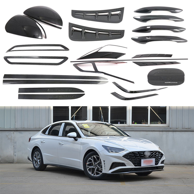 Hyundai Sonata 10 üçün xarici güzgü və qapı dekorasiyası