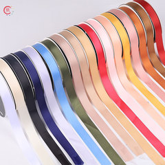 2cm double-sided polyester ribbon with floral bouquet bow tie binding strap handmade DIY floral art gift box ribbon satin ribbon