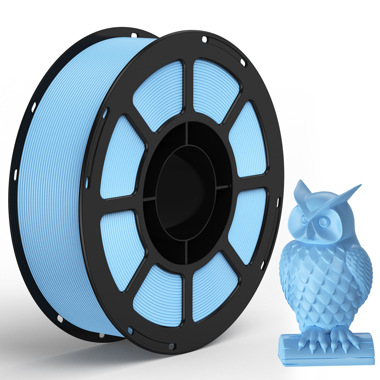 Coredi 3D Printer PETG Material consumible Impresión de alta velocidad 1,75 mm Cinta plana limpia degradable 1KG