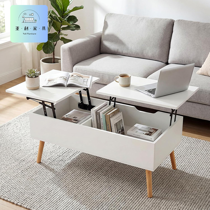 Wholesale Living Room Coffee Tables, Cross-Border Supply, Foreign Trade Panel Furniture Factory, Coffee Tables, Storage Lift Tables