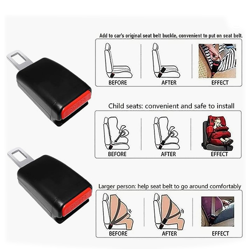 Car Seat Belt Clip, Car Head Restraint Limiter Extender, Bayonet Plug Clip, Car Decoration Supplies