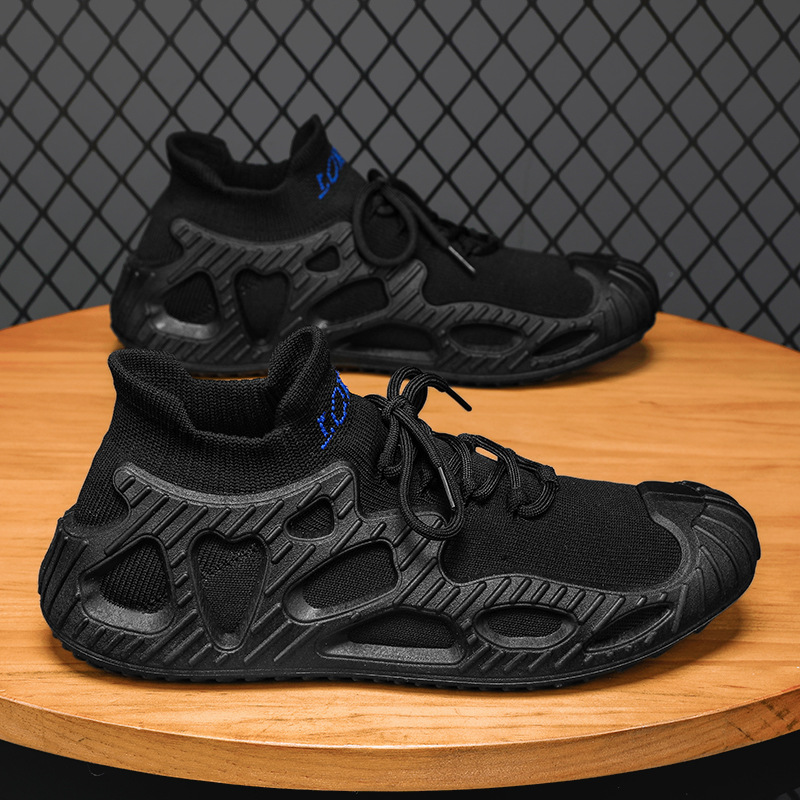 Scarpe sportive da uomo Scarpe da ginnastica Scarpe da ginnastica Tessuto sintetico Antiscivolo Calzature facili da pulire_voghion.com