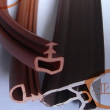 彩色门窗密封条,PVC密封条开槽防撞密封条 ,木门密封条