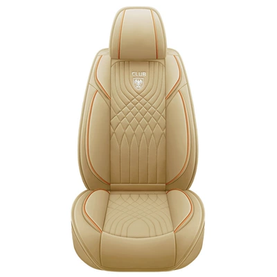 Fully Enclosed Seat Cover, Nappa Leather | Seat cushion, seat cover - warm-rice-single-seat