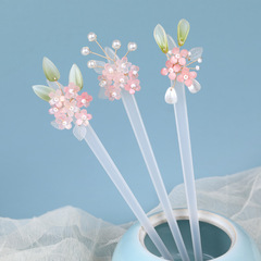 Elegant Acetic Acid Hairpin, Minimalist Modern Hairpin, Ancient Style Hair Accessory, Chinese Traditional Style, Retro Hanfu Hairpin for Women