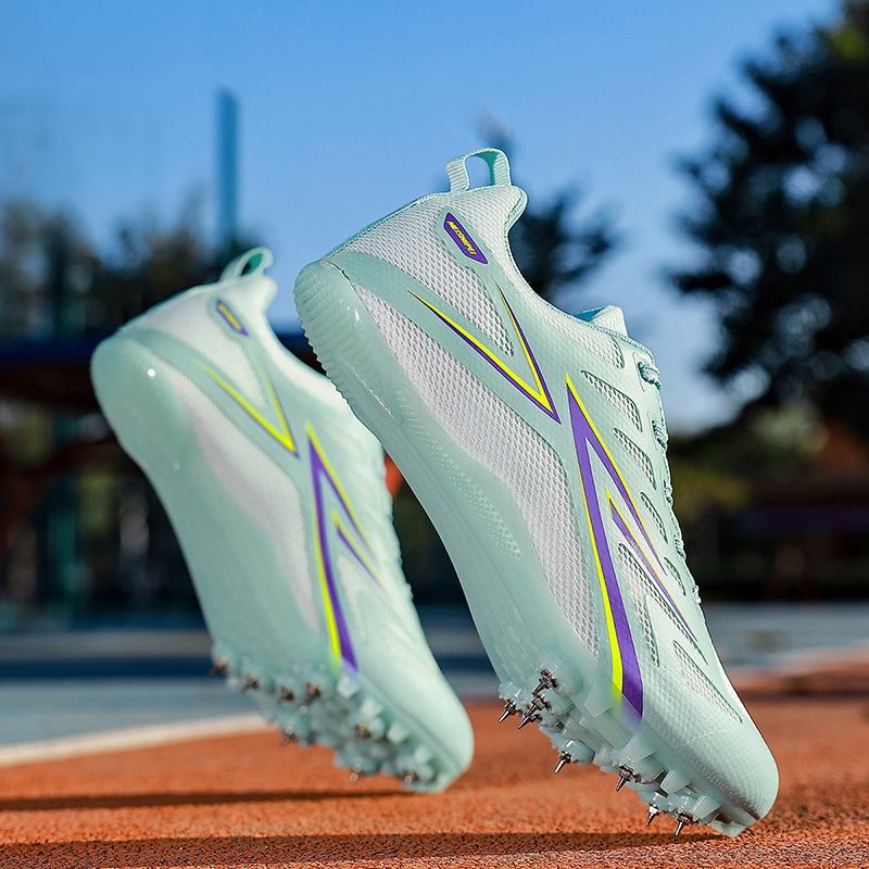 Zapatos de entrenamiento profesional para saltos de larga distancia transfronterizos temu, zapatos de entrenamiento ligeros para hombres y mujeres, zapatos de atletismo