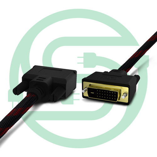 DVI cable manufacturer: DVI cable with network double ring gold-plated head 1.5 meters high-definition video connection cable 24+1DVI cable