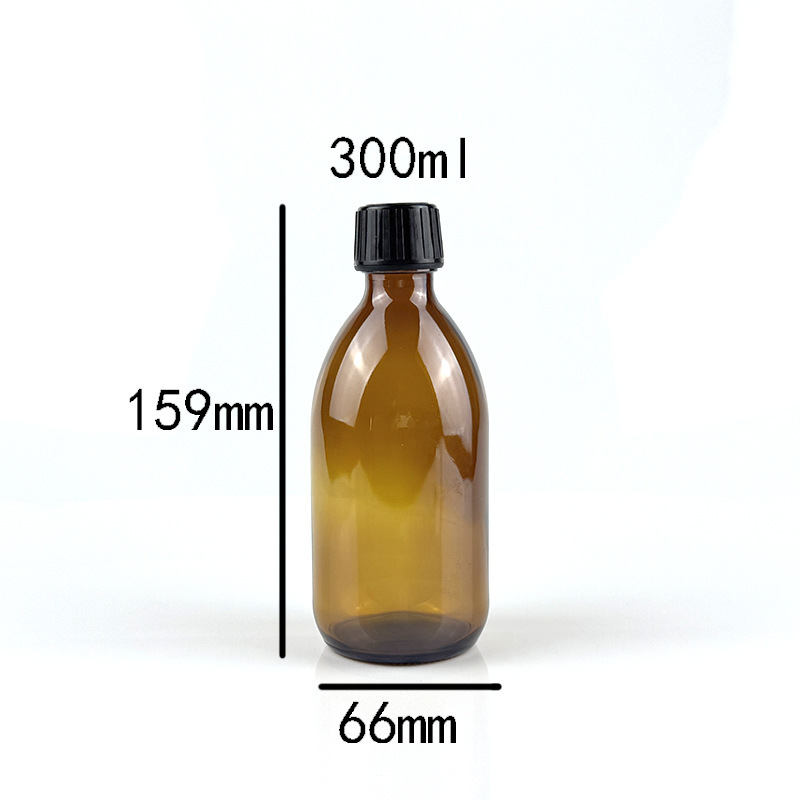 現物卸売り茶色経口液瓶透明遮光薬剤瓶シロップ酵素分注瓶防犯蓋密封瓶|undefined
