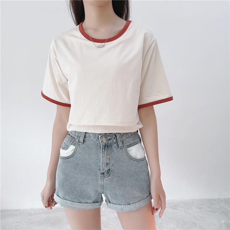 95 % Baumwolle, Umstands-Mutter-Still-T-Shirts, Stillen, Schwangerschaft, Rundhalsausschnitt, kurze Ärmel, Out Wear Still-T-Shirt – Detail 26