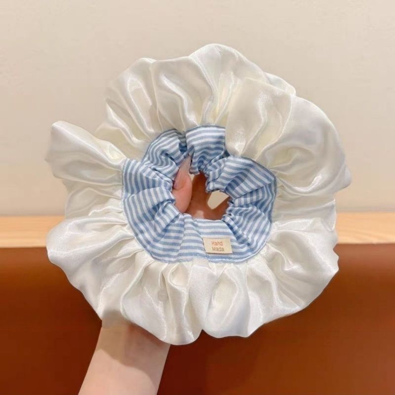 Anillo de cabello de intestino grande coreano para mujeres de alto nivel toallas cuadradas cuerdas de cabello de alta elasticidad y elásticas duraderas flojas flojas