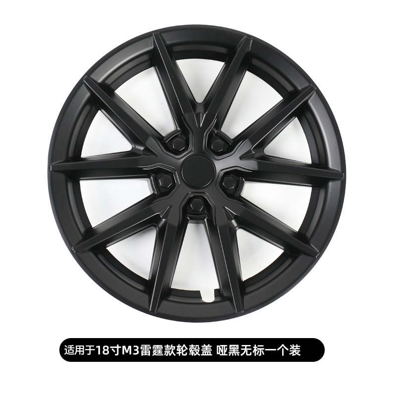 Para Tesla Modelo Y / 3 Thunder Hub Cover 19 "Cobertura de hub forjado Modely Hub Cover