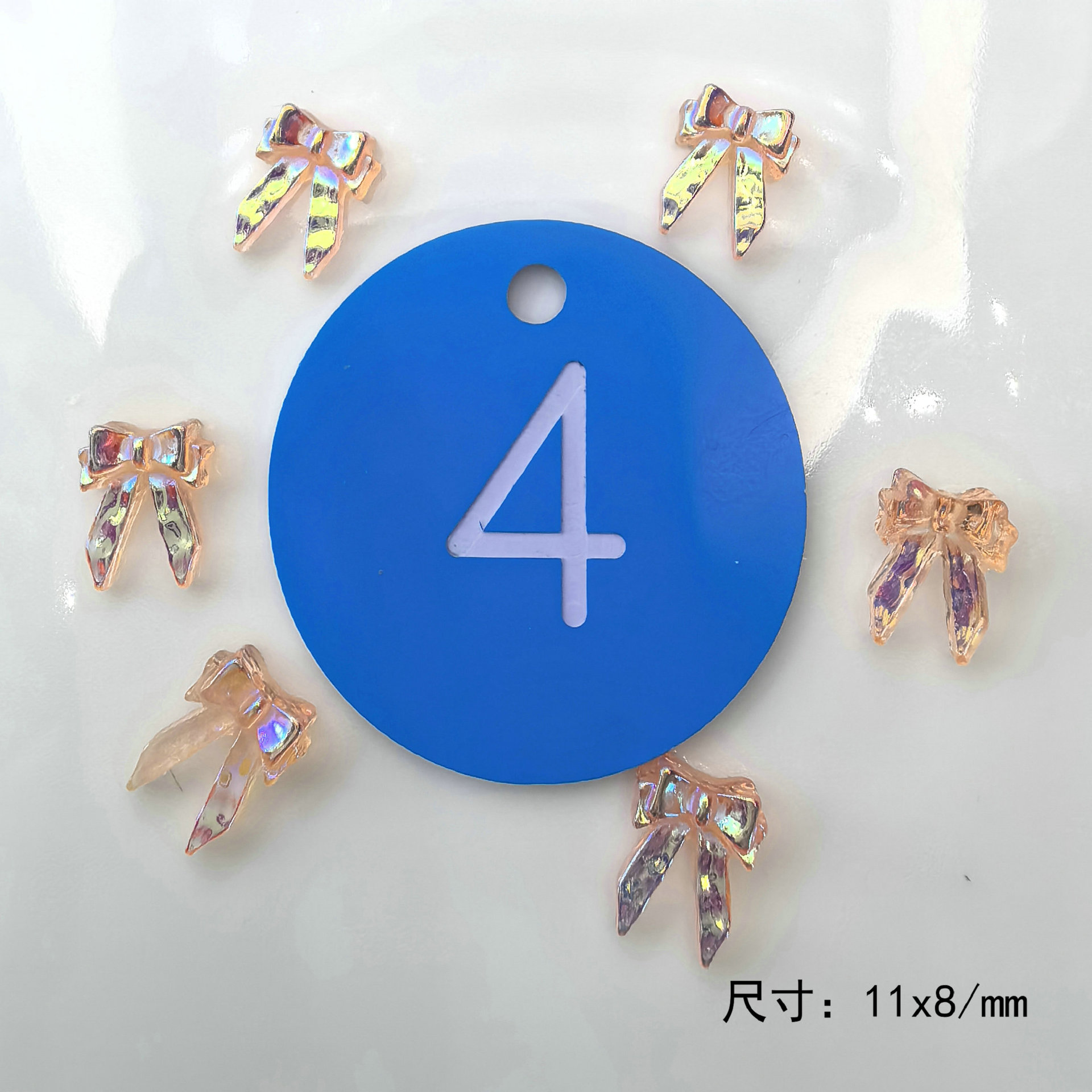 蝴蝶结飘带美甲饰品批发创意设计产业园区设计师设计元素原材料0