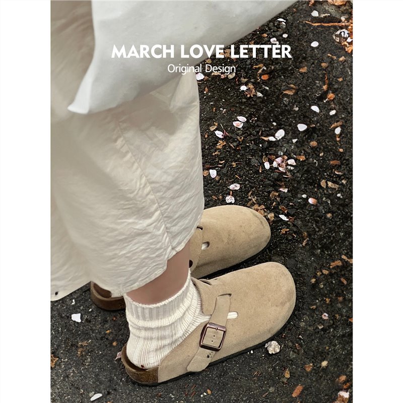 2024 Spring and Summer New Genuine Birkenth Shoes Women's Thick Slippers for Outer Wear Fishing Cork Birkenberg Lazy Half Slippers 2024 Spring and Summer New Genuine Birkenth Shoes Women's Thick Slippers for Outer Wear Fishing Cork Birkenberg Lazy Half Slippers
