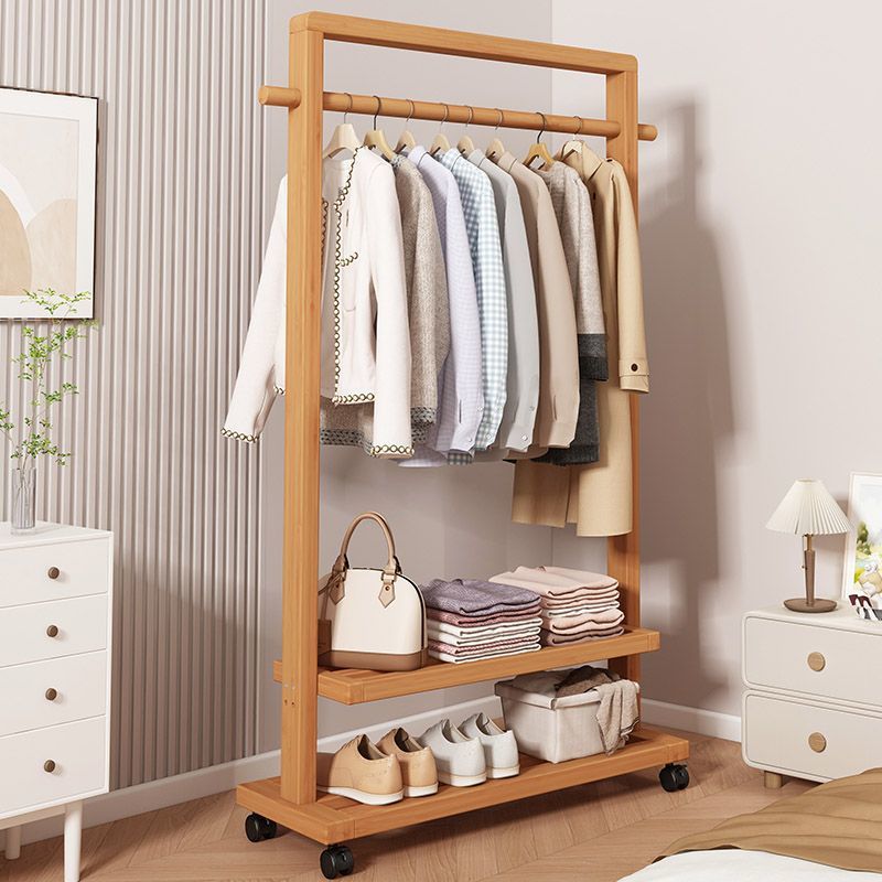 Percha de sombrero de piso de dormitorio percha de ropa móvil nueva casa china percha de ropa roja simple y moderna
