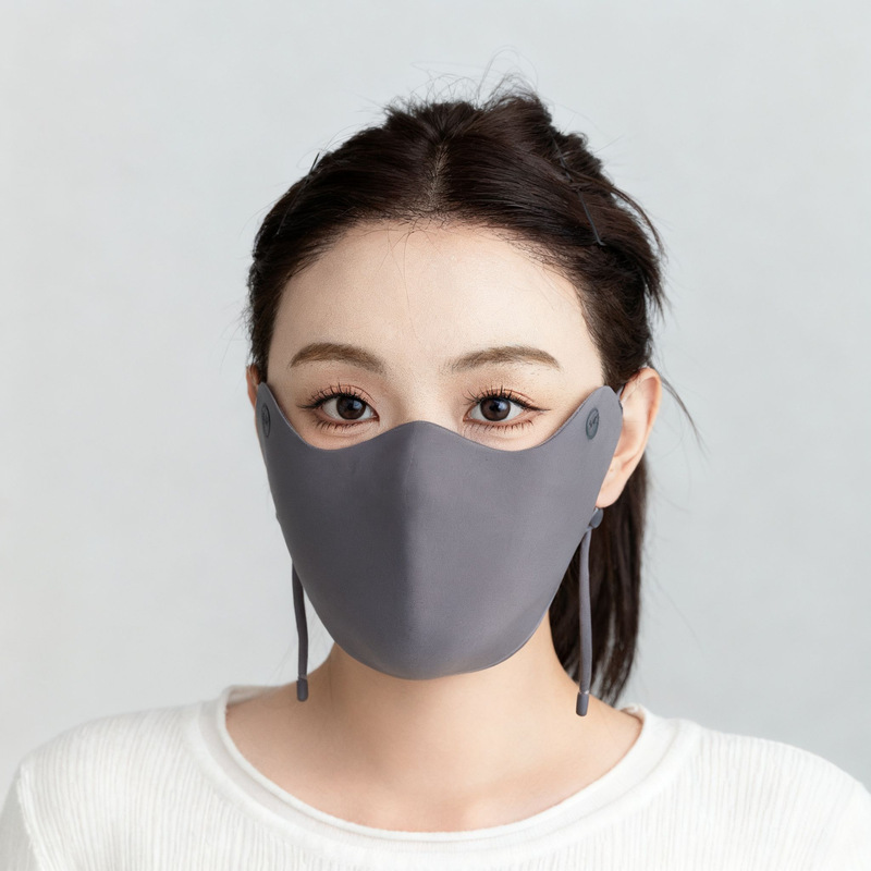 秋冬粉色女保暖口罩新品5D立体海绵口罩骑行保暖防风防冻透气面罩|undefined
