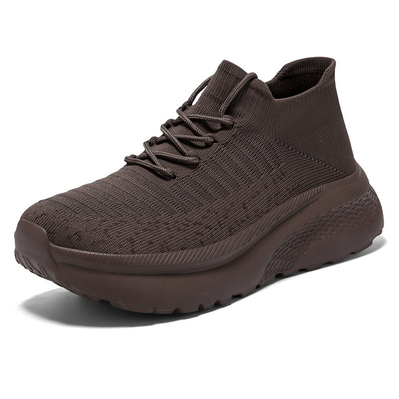 Zapatillas de Running de Horma Ancha de Malla y PU con Suela EVA para Deporte y Uso Casual image 11