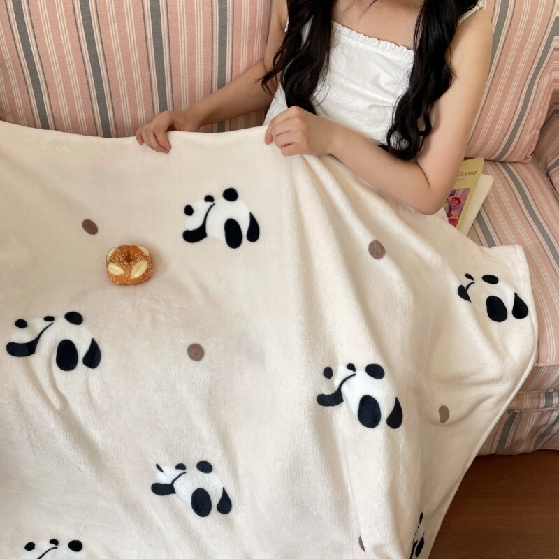 インスガールズミルクベルベットブランケット、夏用エアコンブランケット、オフィス昼寝用小型ブランケット、コーラルベルベットソファカバー|undefined