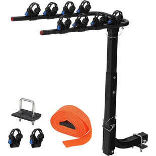 Car rear-mounted car bicycle metal luggage rack universal parking space folding bicycle rack rear suspension tail rack