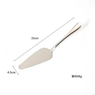 Stainless Steel Toothed Cake Shovel Triangle Shovel Pizza Shovel Triangle Spoon Cheese Shovel Baking Utensil