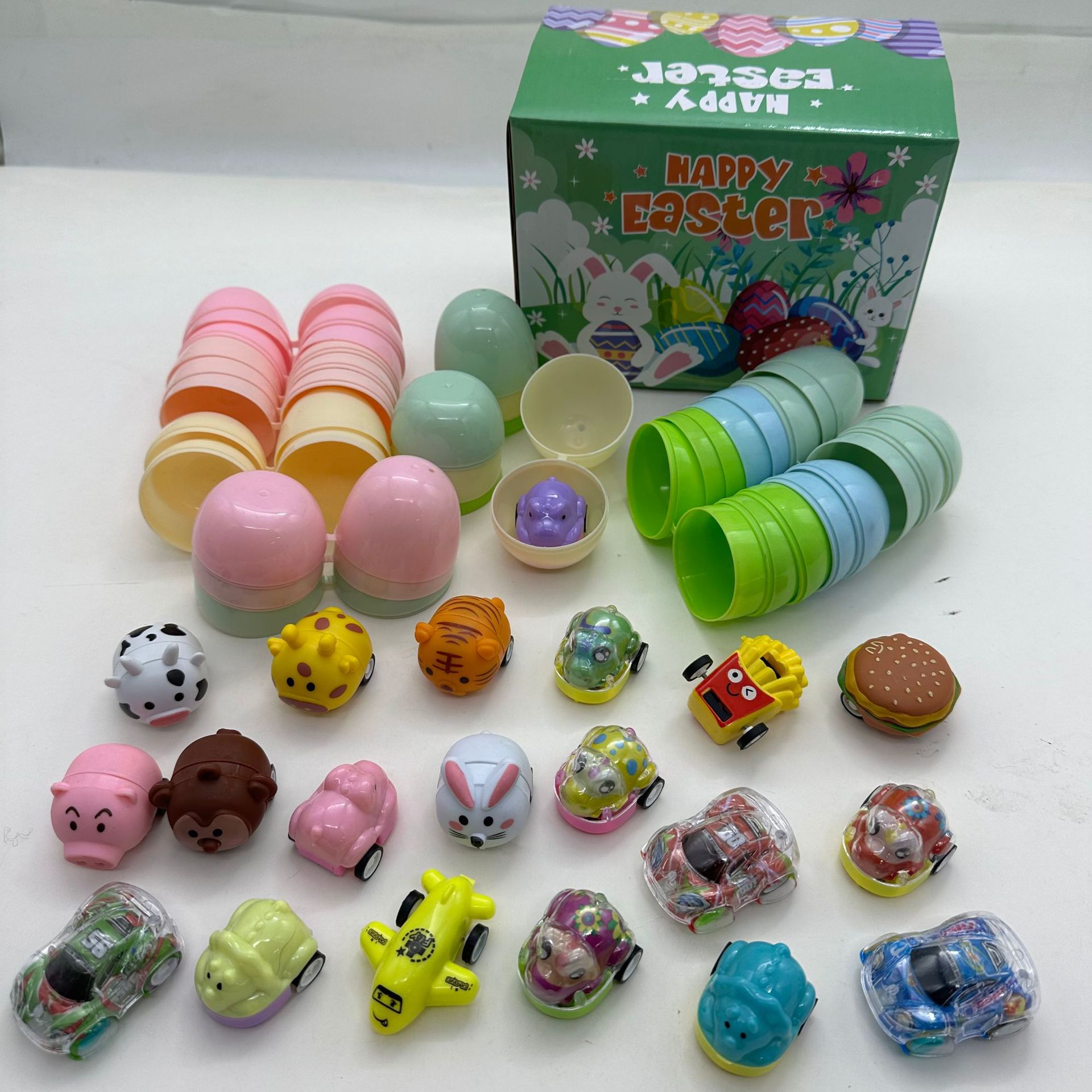 Huevo de Pascua de descompresión traje de dinosaurio caja ciega niños fiesta juguete DIY simulación huevo juguete de Pascua