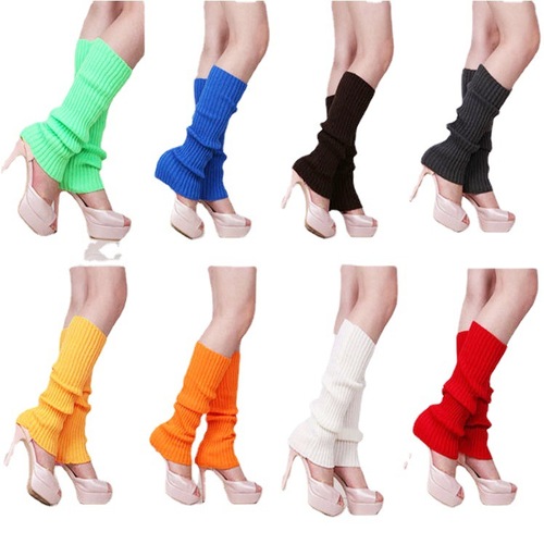 2pair women young girls latin belly modern practice dance Warm woolen colorful socks Female winter leg covers Pile of socks knitting Ankle sleeve socks