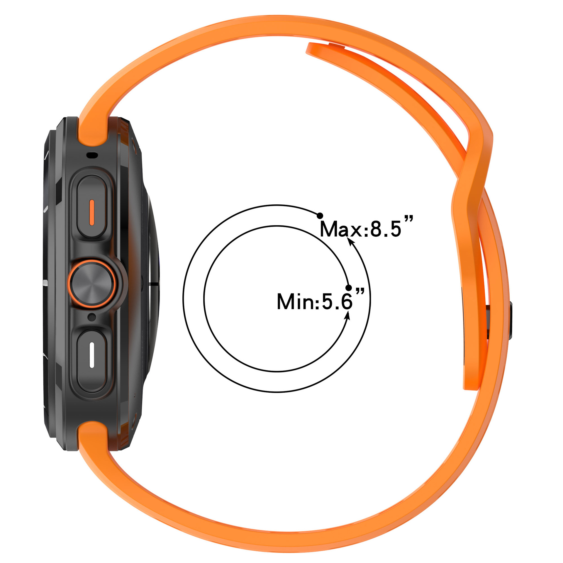 Suitable for the 47mm perforated sports breathable silicone replaceable watch strap of Samsung Galaxy watch7 ultra undefined