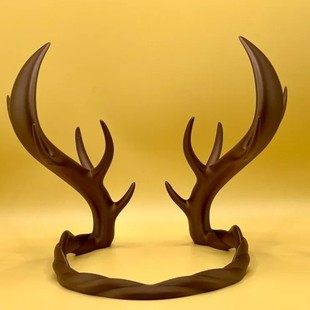 simulation antlers christmas decoration flocking antlers headwear diy accessories antlers crown