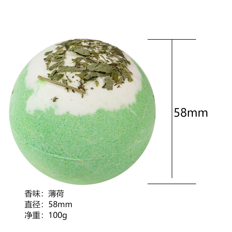 ドライフラワーバスソルトボール100g バブルバスボール エッセンシャルオイルバブルボム 爆発バスボール 入浴剤 即納|undefined