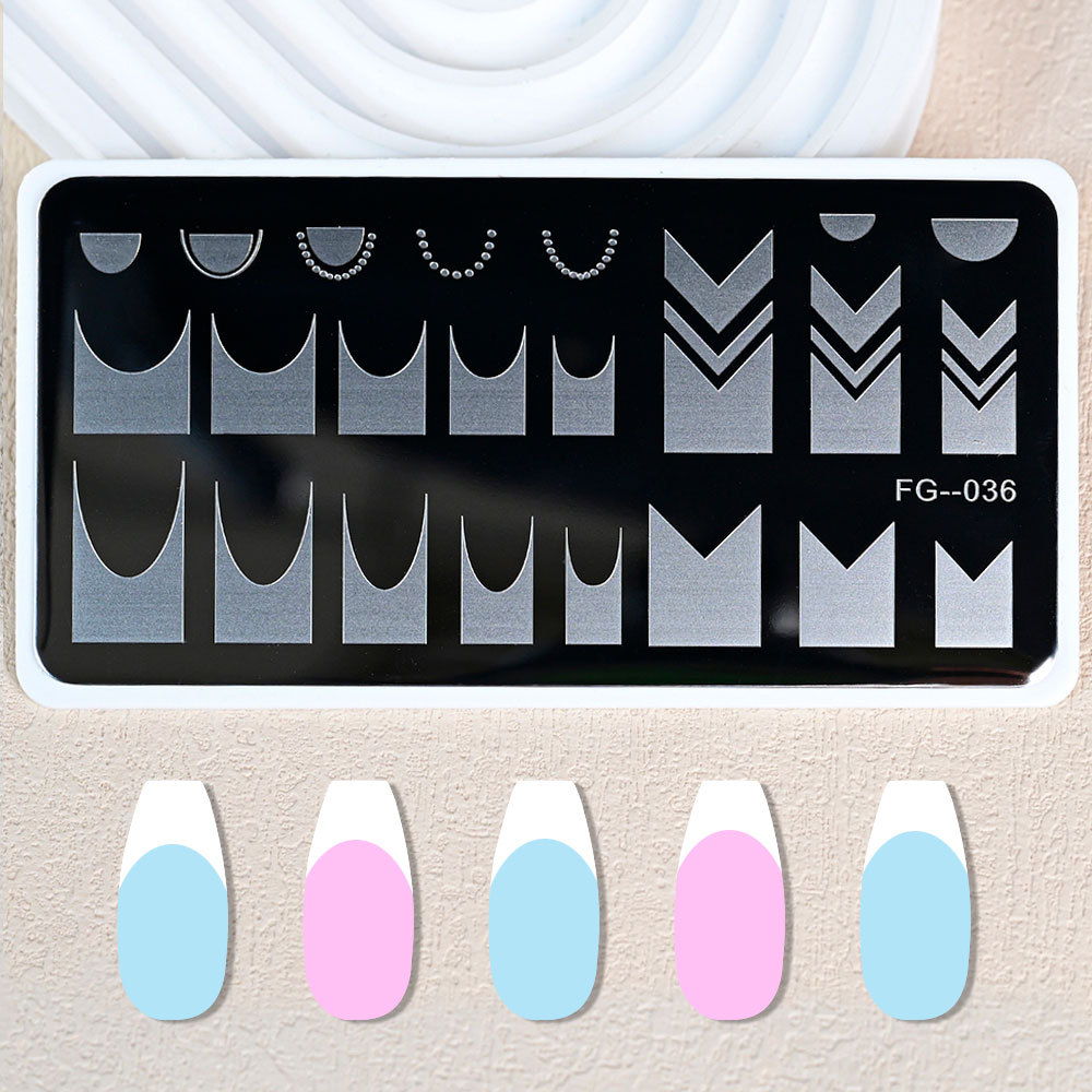 Cross-Border Big-Name Hello Kitty Pattern Nail Art Printing Steel Plate Stainless Steel Cartoon Cute Kt Cat Nail Art Transfer Steel Plate