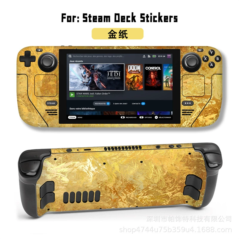 Подходит для наклейки Steam Deck, наклейка на Steam Deck Patch, Steam Panda, вручную, персональный пиксель