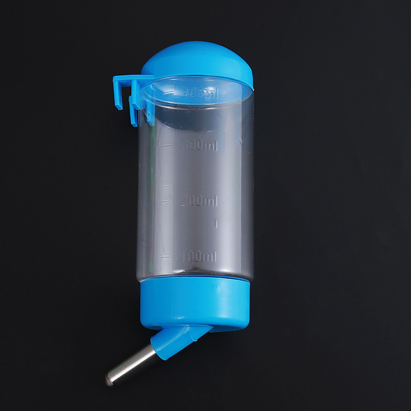 Botella de agua para perros para mascotas colgantes de bebidas de agua para gatos y perros colgantes de jaula de hervidas de agua 400ML fábrica directa