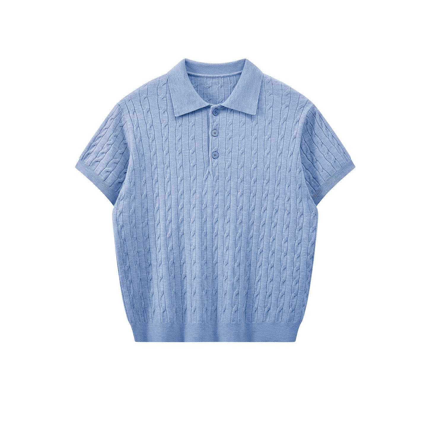 Camisas de polo de cuello gaviota camisa de manga corta hombre tejido camiseta de textura de flores de verano fábrica transfronteriza al por mayor image 10