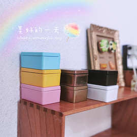 泓豪微缩玩具模型场景 娃娃屋配件 迷你长形盒子食物收纳盒D271