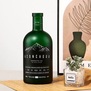 Creative Wine Transparent Empty Wine Bottle Empty Wine Bottle Green Fruit Wine Glass Bottle Household Collectible Wine Bottle