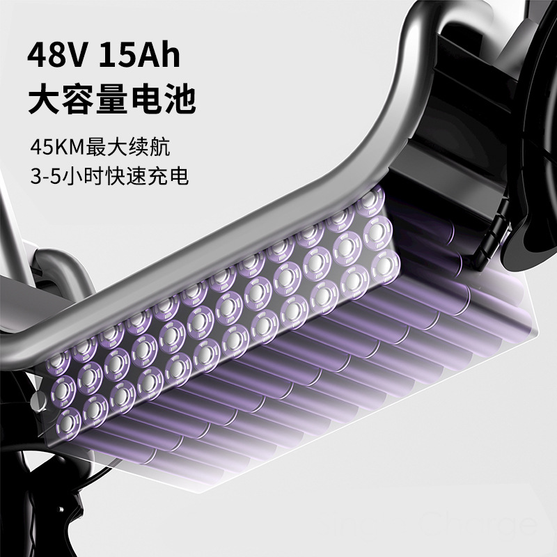 T3 Hezzo 電動自転車 48v15AH 長期耐久電気自動車ポータブル子供の子供のショッピングスクーター