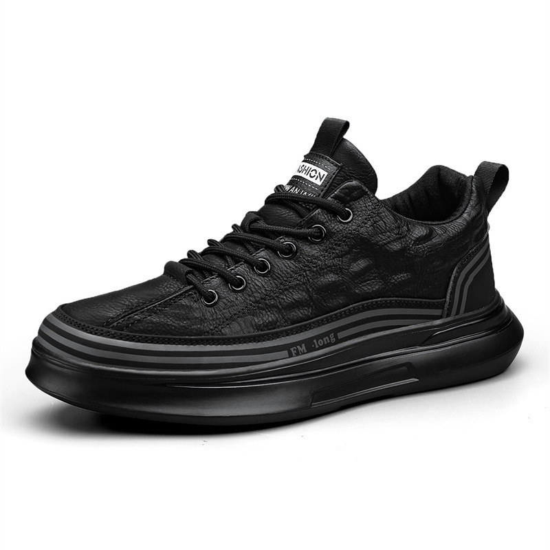 Zapatos de moda de cuatro estaciones zapatos deportivos de tendencia al aire libre zapatos casuales de suela gruesa de moda con zapatos de correr cómodos para hombres