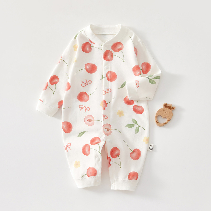 婴儿四季款纯棉a类外出家居服宝宝舒适时尚睡衣爬服安阳童装哈衣|undefined