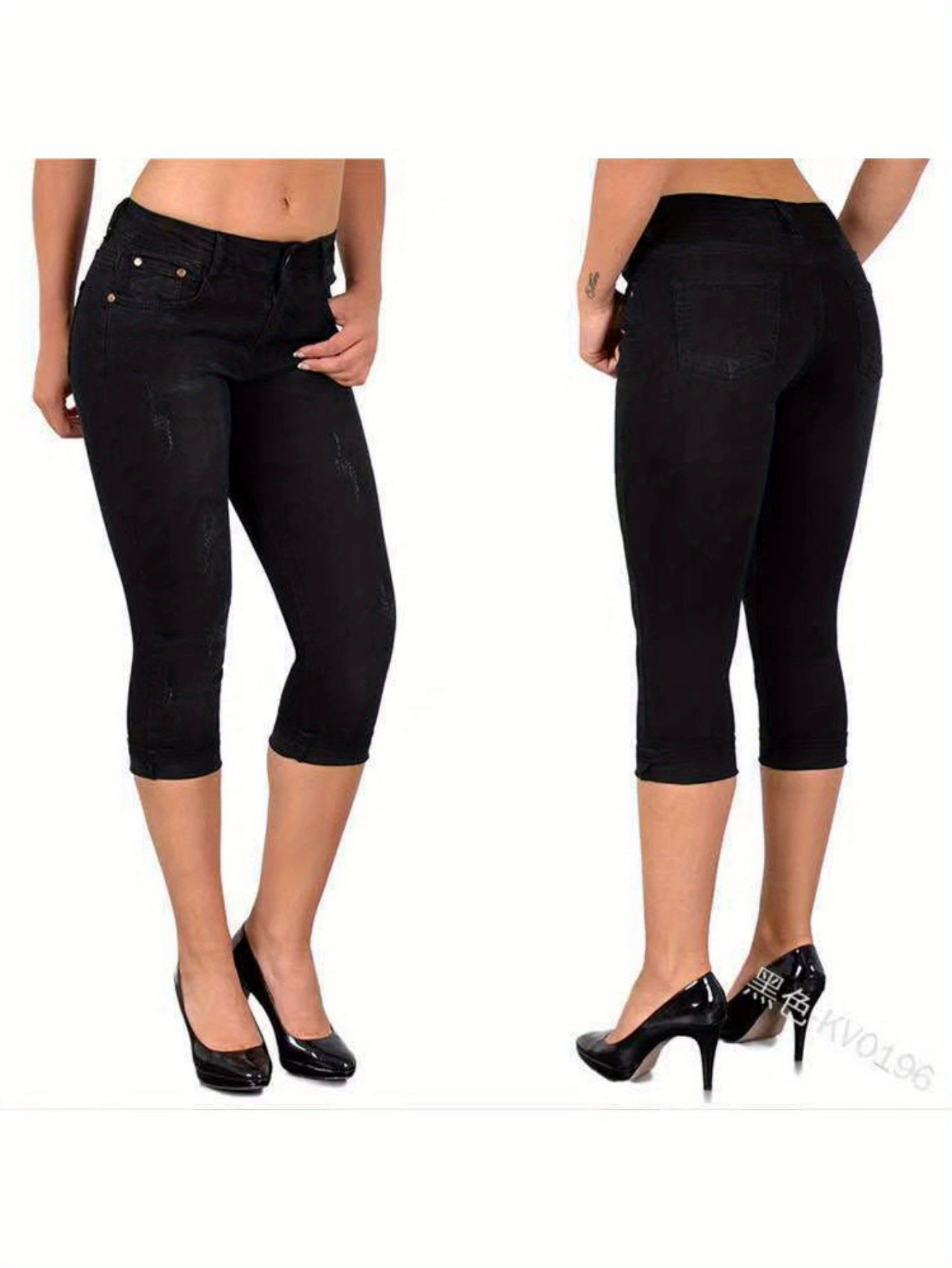 Elastic jeans, short summer belt, tight, elastic waist, style