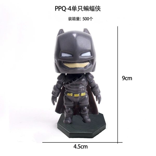 4 Plastic single Batman