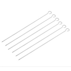 Wholesale stainless steel household oven-specific 9-character hanging stove iron skewers roasting needles barbecue skewers hook skewers