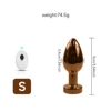 Electroplated gold remote control small bag