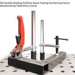 溶接プラットフォーム快速工装位置決め治具木工テーブルプレスクリップ固定ラチェットfクリップ三次元フレキシブル