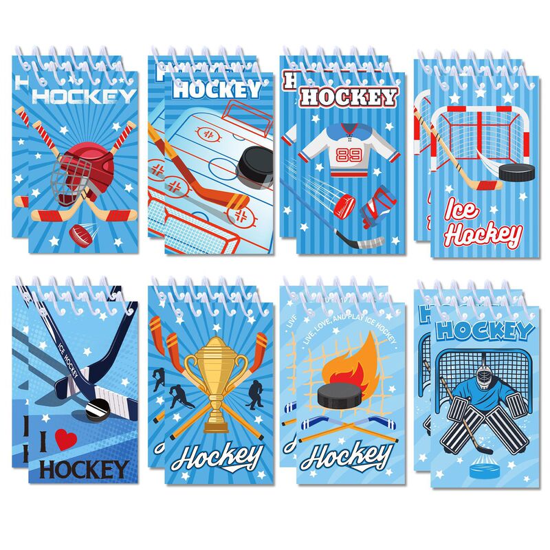XQ023 Hockey Vertical Flip Portable Coil Notepad Student Paper Notepad Tearable Loose-leaf Notes