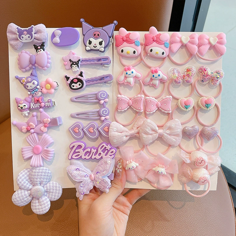 Милые заколки для волос, детские мультяшные изысканные заколки, стиль высокого качества